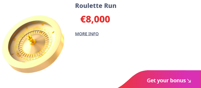 Infinity Casino Roulette Run Promotions